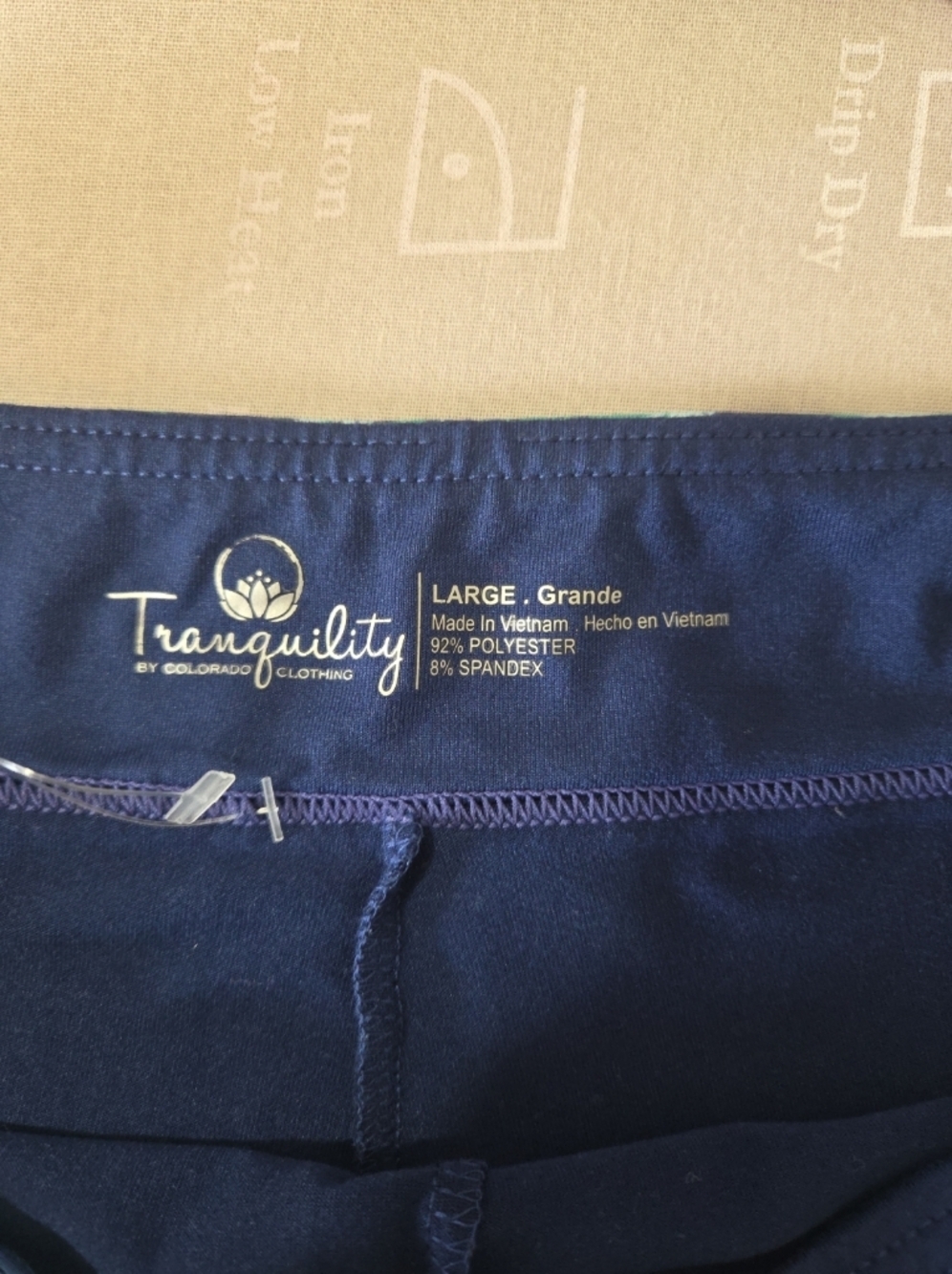 Tranquility by Colorado Clothing Skort Floral Print Green Navy Women's Large - Picture 5 of 8